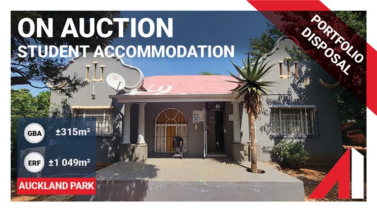 Article image for NSFAS Accredited Student Accommodation On Auction February 2023